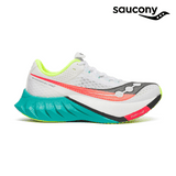 Saucony Women Endorphin Pro 4 - White / Mutant