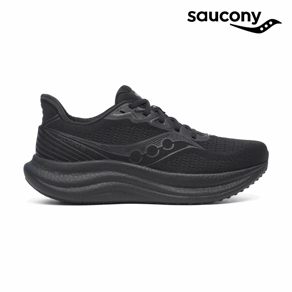 Saucony Men Triumph 23 Wide - Triple Black