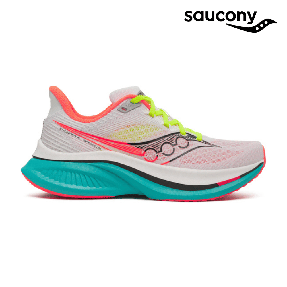 Saucony Women Endorphin Speed 5 - White / Mutant