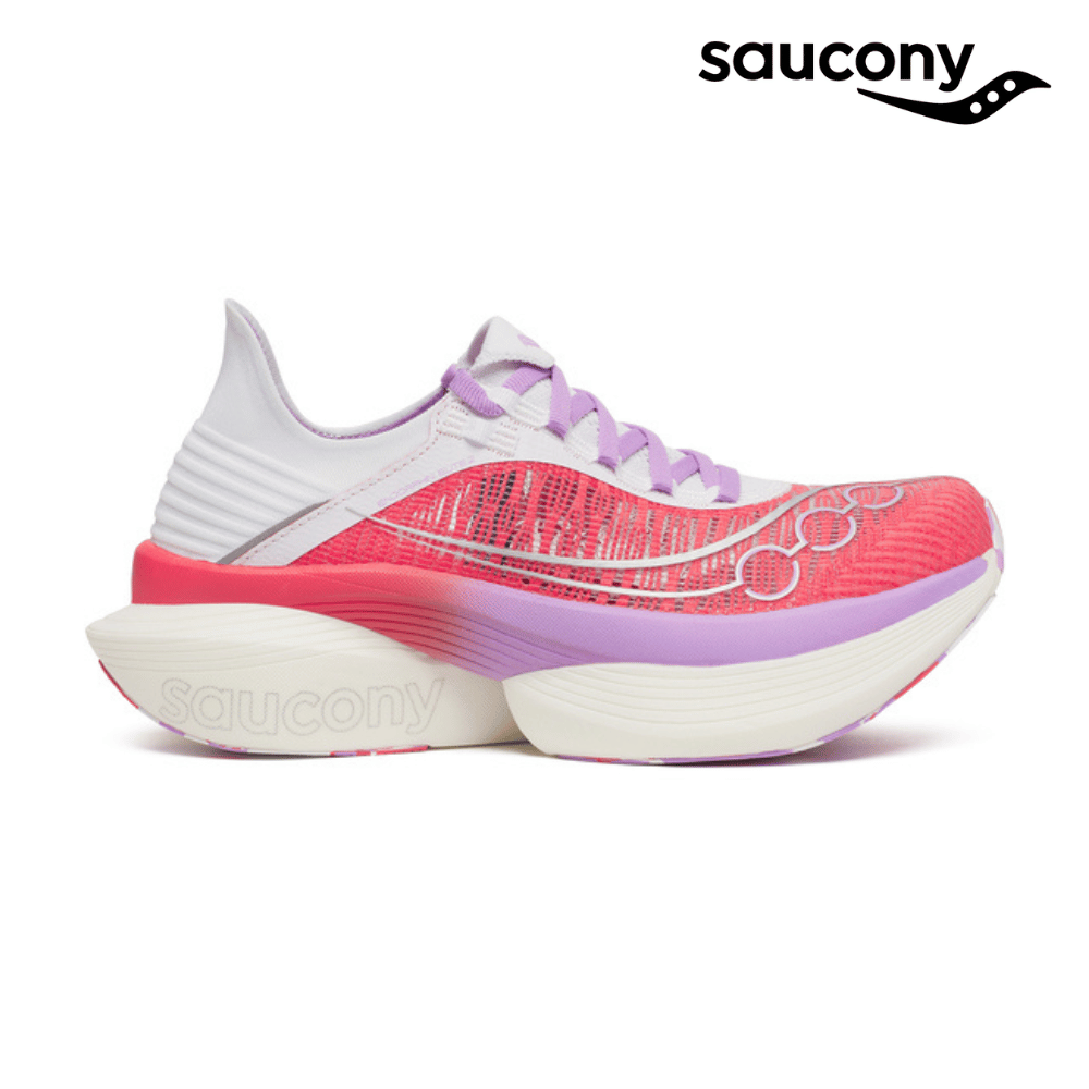 スパイク・シューズ SAUCONY ENDORPHIN ELITE Saucony Unisex Endorphin Elite 2 - Coral / White – Running Lab
