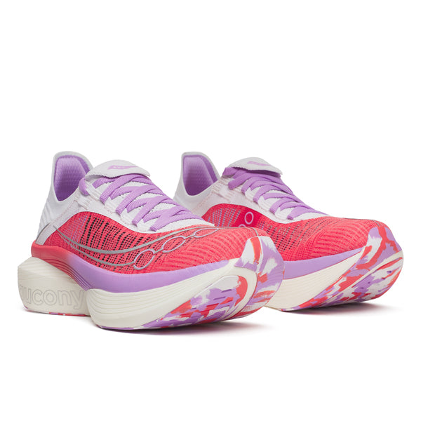 Saucony Unisex Endorphin Elite 2 - Coral / White – Running Lab