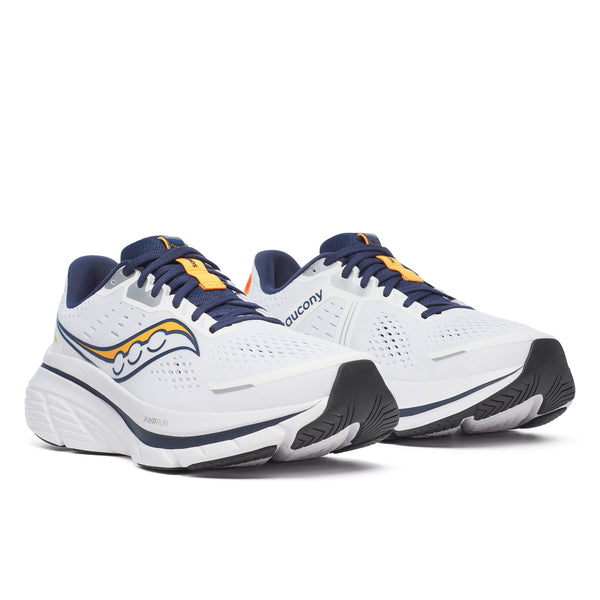 Saucony Men Guide 18 Wide - White / Navy