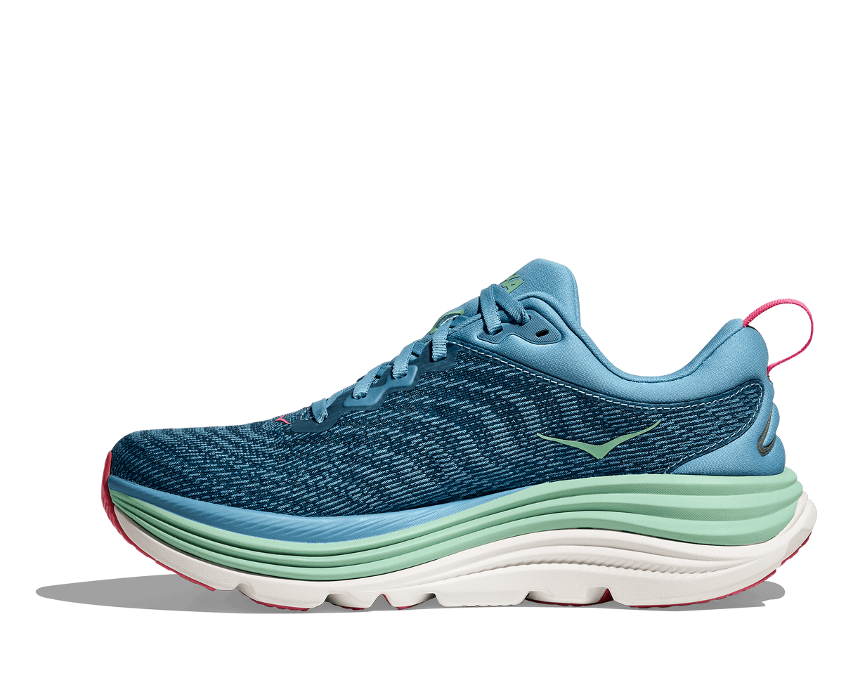 Buy HOKA Women Gaviota 5 Wide - Alpine Blue / Jadeite for running in Singapore - Running Lab SG