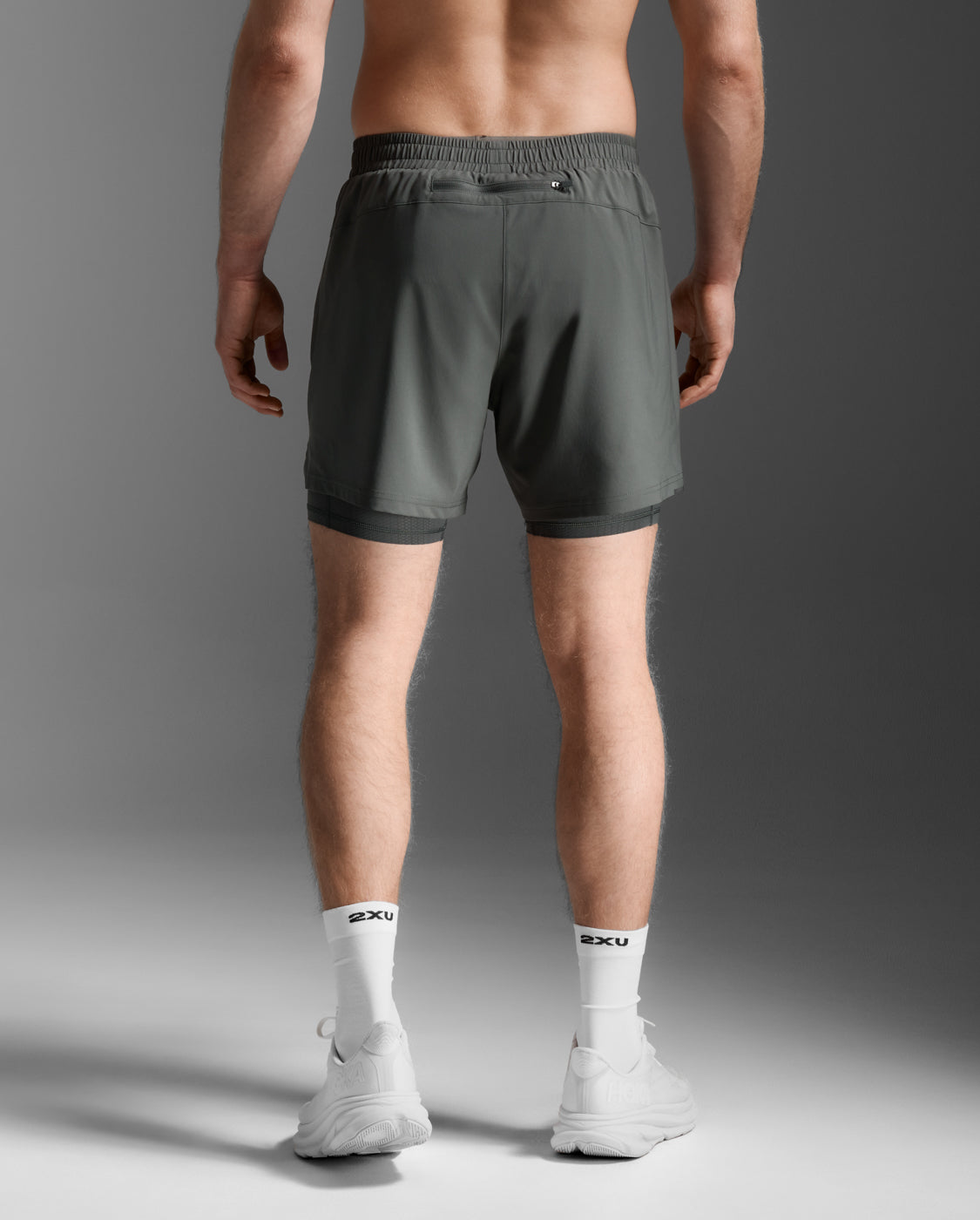 2XU Men Aero Mesh 2-In-1 5 Inch Short - Jupiter / Black Reflective