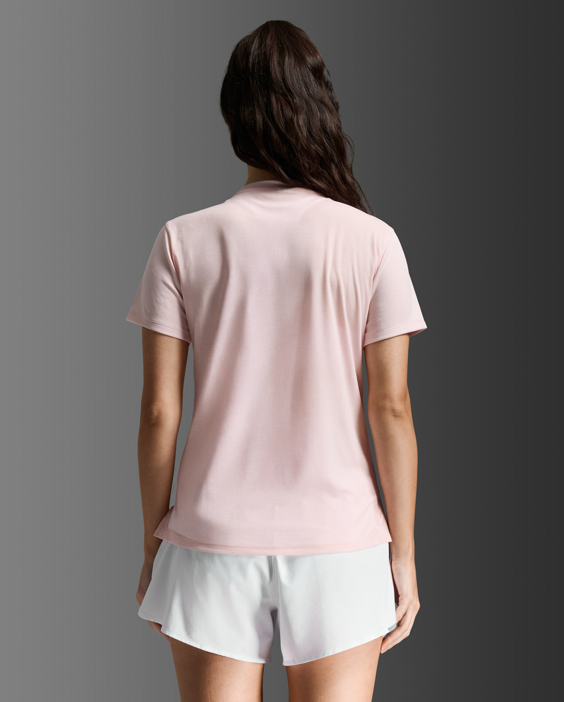 2XU Women Aero Mesh Tee - Pink Frost / Pink Frost Reflective