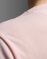 2XU Women Aero Mesh Tee - Pink Frost / Pink Frost Reflective