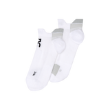 On Unisex Performance Run Sock Low - White / Glacier