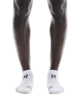 On Unisex Performance Run Sock Low - White / Glacier