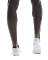 On Unisex Performance Run Sock Low - White / Glacier