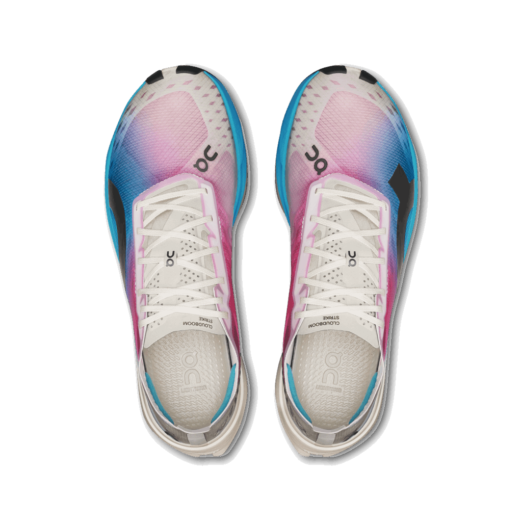 On Men Cloudboom Strike - White / Horizon