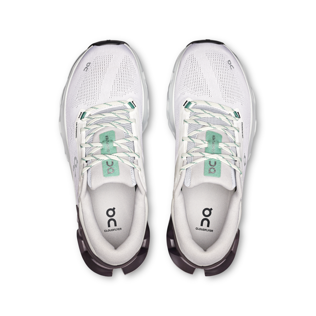 On Men Cloudflyer 5 - White / Pebble