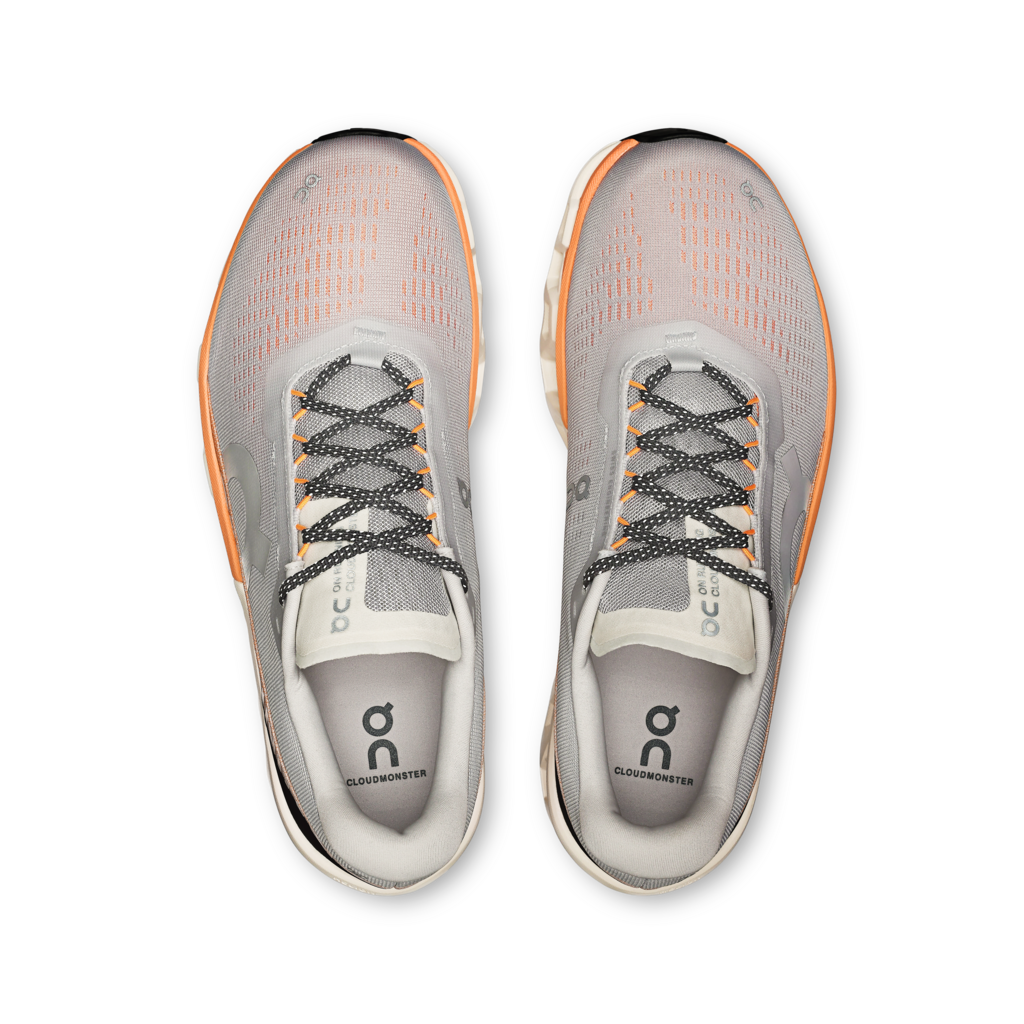 On Men Cloudmonster 2 - Glacier / Tangerine