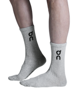 On Unisex Logo Sock High 3-Pack - Heather Gray