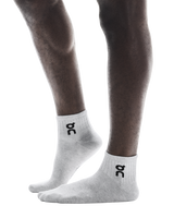 On Unisex Logo Sock Mid 3-Pack - Heather Gray
