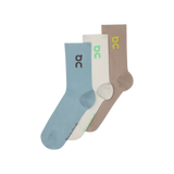 On Unisex Logo Sock High 3-Pack - Desert / Wash