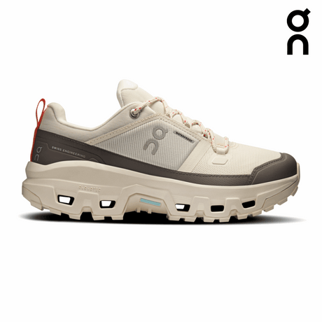 On Women Cloudrock Low Waterproof - Ivory / Ivory