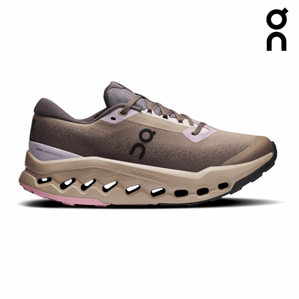 On Women Cloudsurfer Trail 2 Waterproof - Cinder / Desert