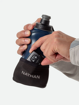 Nathan Sports Quick Squeeze Lite 18oz/532ml Handheld - Black / Marine Blue