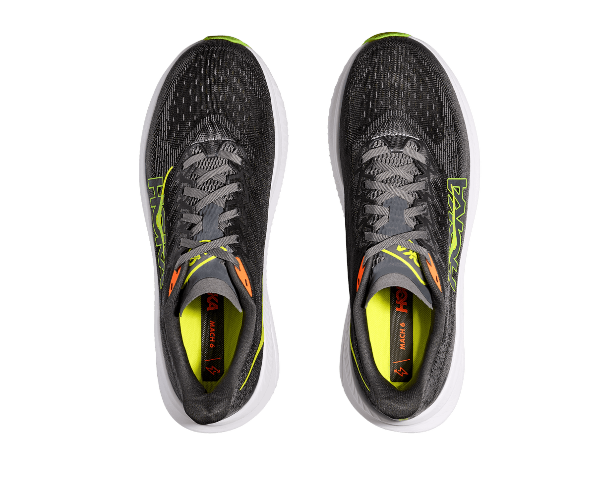 HOKA Men Mach 6 - Gravel / Asphalt Grey