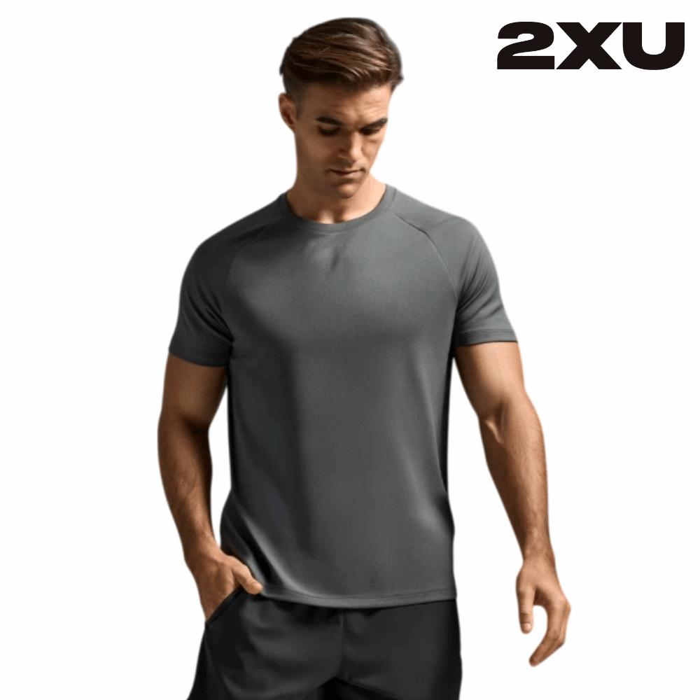 2XU Men Aero Mesh Tee - Jupiter / Black Reflective