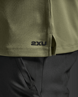 2XU Men Aero Mesh Tee - Alpine / Black Reflective