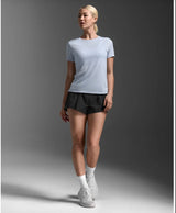 2XU Women Aero Mesh Tee - Halogen / Halogen Reflective