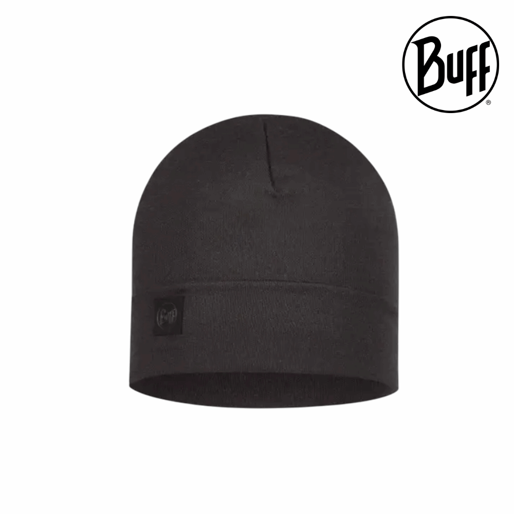 BUFF® Merino Heavyweight Beanie - Solid Black OS