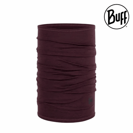 BUFF® Merino Lightweight Neckwear - Solid Garnet OS