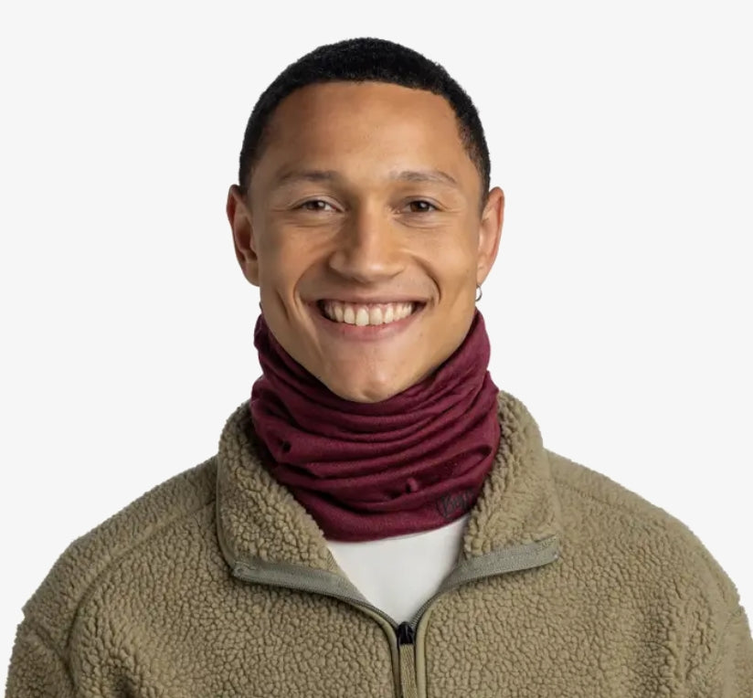 BUFF® Merino Midweight Neckwear - Melange Tibetan Red