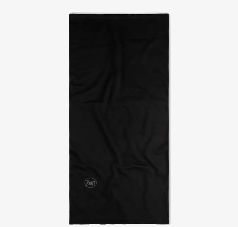 BUFF® Merino Lightweight Neckwear - Solid Black OS