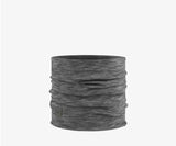 BUFF® Merino Heavyweight Neck Warmer - Fog Grey Multi Stripes OS