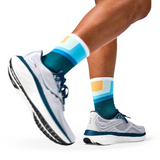 Feetures Active Elite Light Cushion Mini Crew - Breezy Court