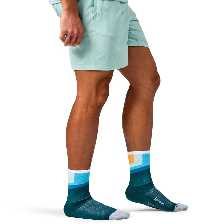 Feetures Active Elite Light Cushion Mini Crew - Breezy Court