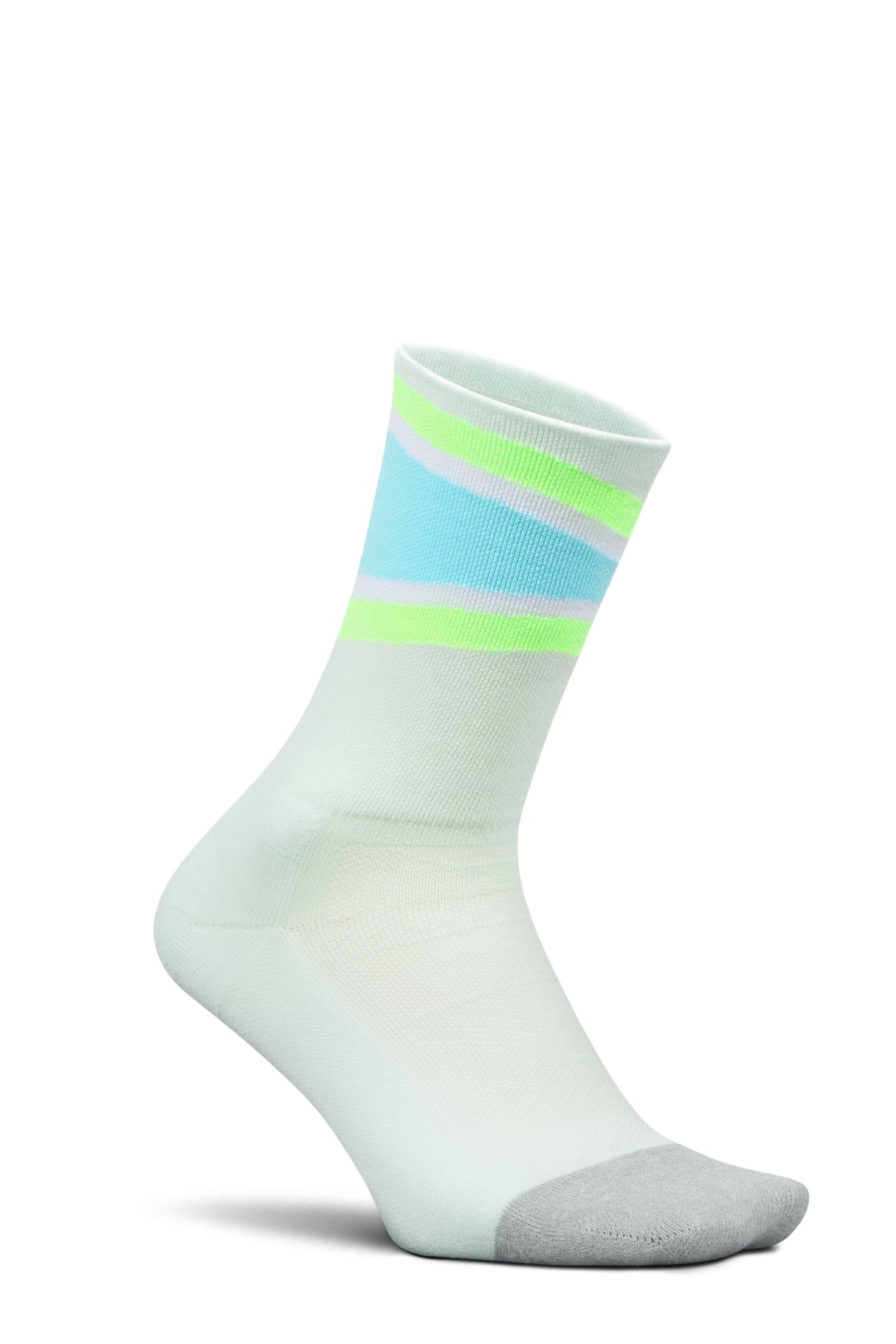 Feetures Active Elite Light Cushion Mini Crew - Mint Bounce