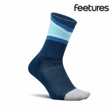 Buy Feetures Active Elite Light Cushion Mini Crew - Blue Bounce for running in Singapore - Running Lab SG