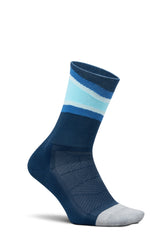 Feetures Active Elite Light Cushion Mini Crew - Blue Bounce