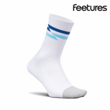 Buy Feetures Active Elite Light Cushion Mini Crew - White Track for running in Singapore - Running Lab SG