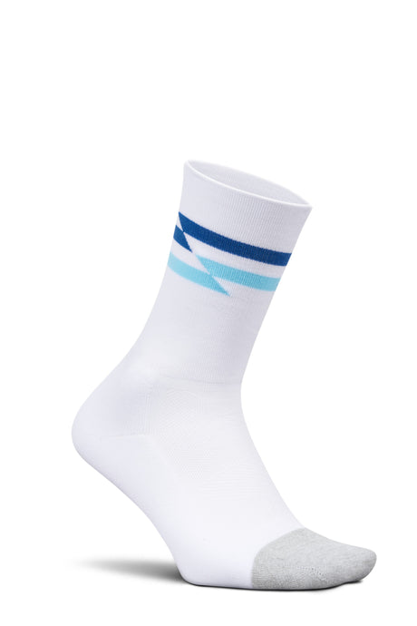 Feetures Active Elite Light Cushion Mini Crew - White Track