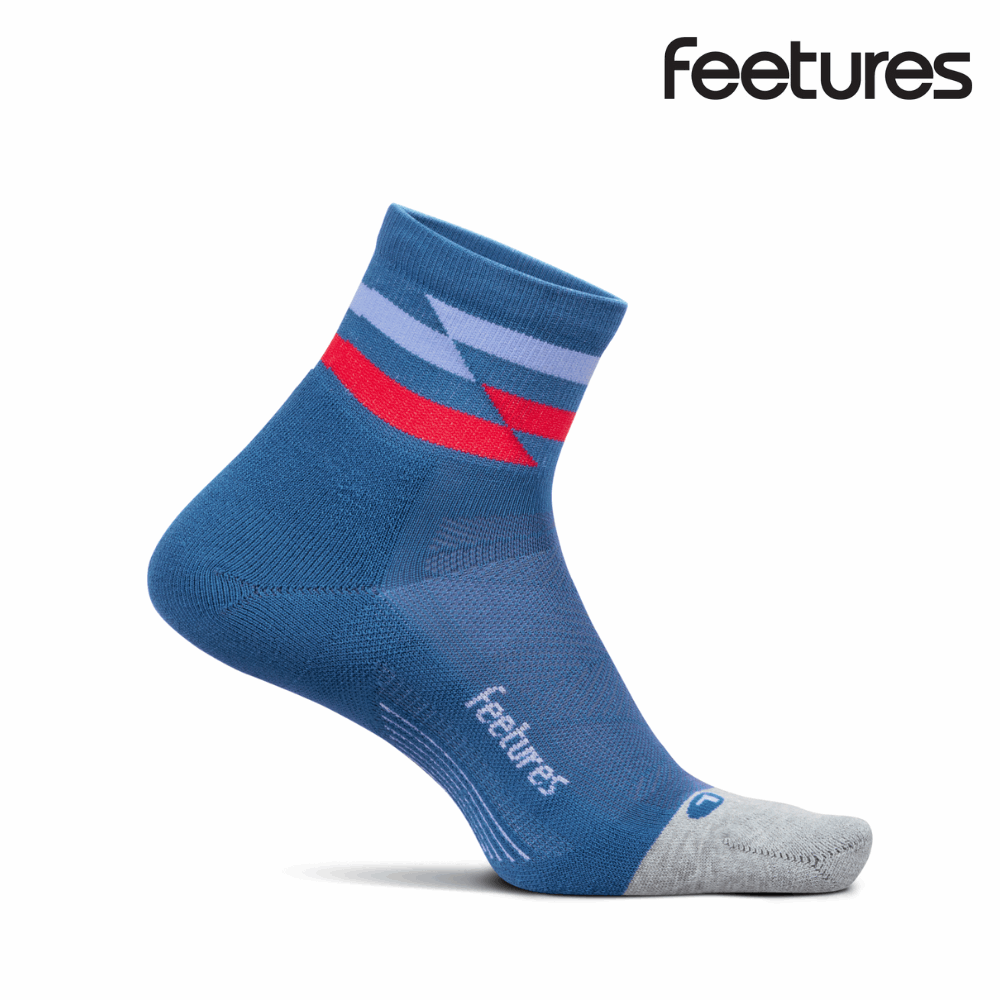Buy Feetures Active Elite Light Cushion Quarter - Blue Track for running in Singapore - Running Lab SG