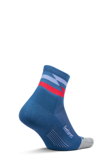 Feetures Active Elite Light Cushion Quarter - Blue Track