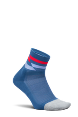 Feetures Active Elite Light Cushion Quarter - Blue Track