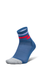 Feetures Active Elite Light Cushion Quarter - Blue Track