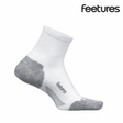 Buy Feetures Active Elite Max Cushion Quarter - White for running in Singapore - Running Lab SG