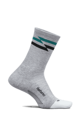 Buy Feetures Active Elite Max Cushion Mini Crew - Gray Track for running in Singapore - Running Lab SG