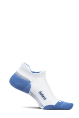 Feetures Active Elite Max Cushion No Show Tab - White Tide
