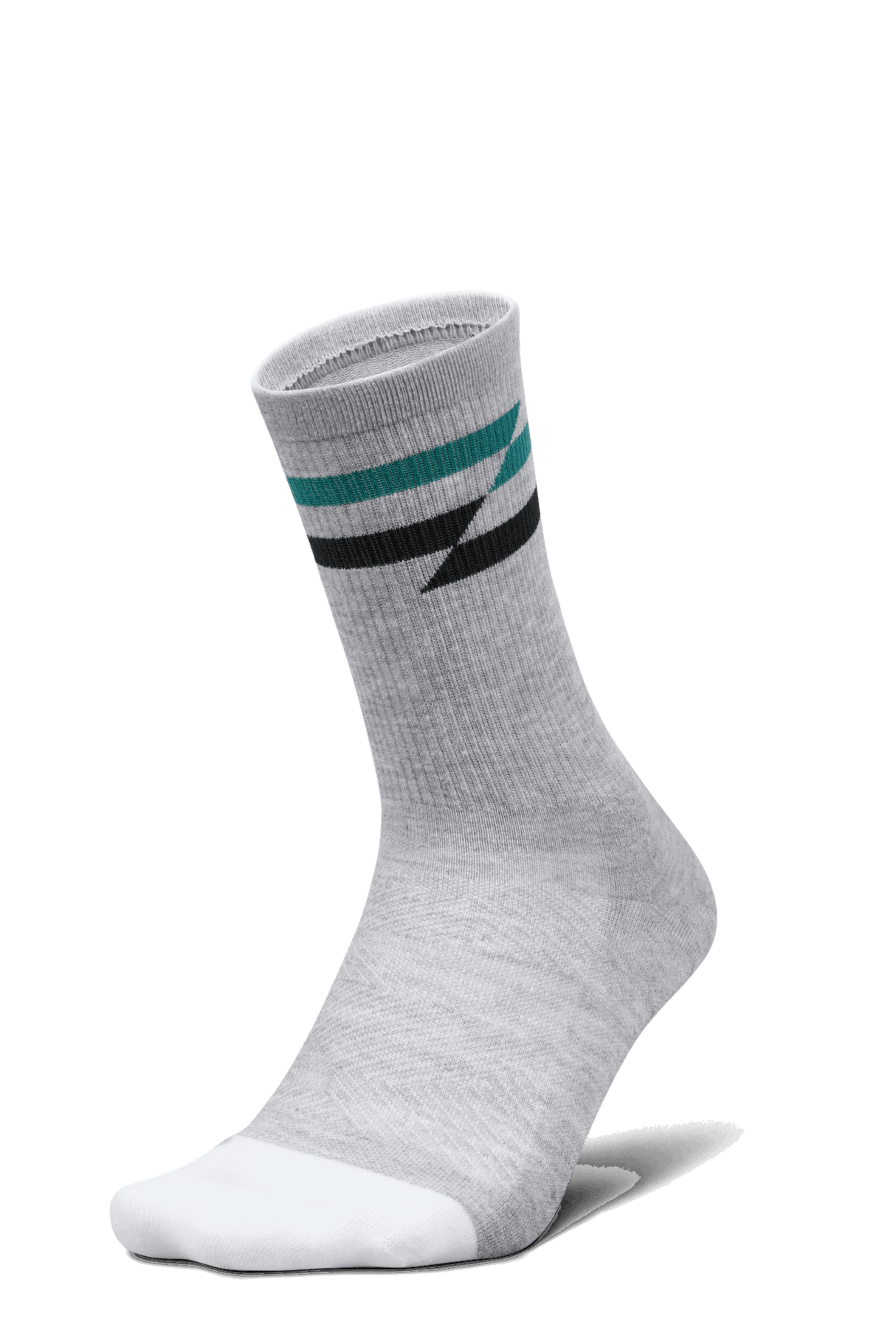 Buy Feetures Active Elite Max Cushion Mini Crew - Gray Track for running in Singapore - Running Lab SG