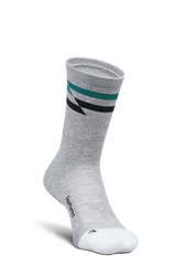 Feetures Active Elite Max Cushion Mini Crew - Gray Track