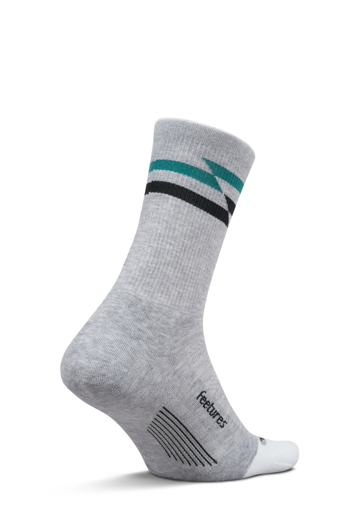 Feetures Active Elite Max Cushion Mini Crew - Gray Track