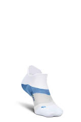 Feetures Active Elite Ultra Light Cushion No Show Tab - White Tide