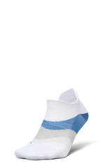 Feetures Active Elite Ultra Light Cushion No Show Tab - White Tide